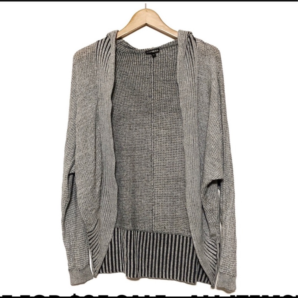 Express Hooded Cocoon Cardigan